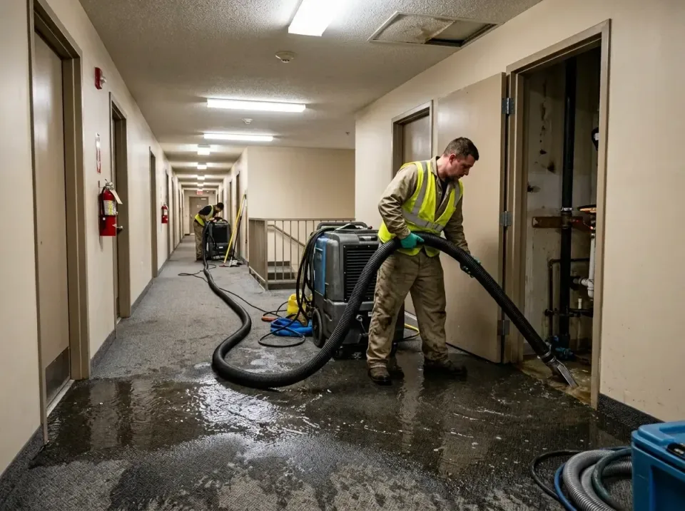 multi-unit-apartment-hallway-f-005 — frequently asked questions, Emergency Burst Pipe Water Extraction & Removal in Indio, CA